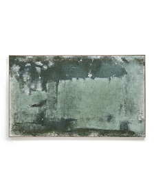 Selnar зеленая абстрактная картина 202 x 122 см