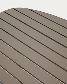 Уличный стол Joncols из алюминия с бежевой отделкой 180 x 90 см