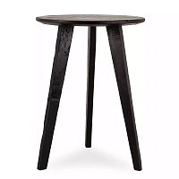 Высокий стол Umi круглый черный