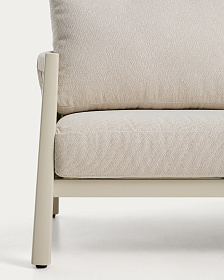 Комплект садовой мебели Aleria из бежевого алюминия и веревки