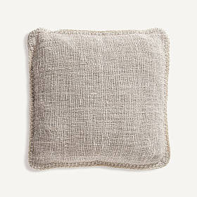 Подушка декоративная Clancy 50x50 кремовая