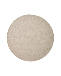 Ковер Despas из синтетического волокна цвета экрю Ø150см