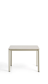 Уличный стол Anafi с бежевой столешницей из спеченного камня, 140 x 80 см