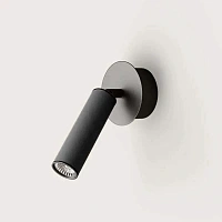 Бра Tura черная кожа