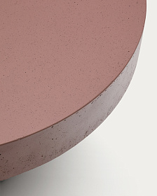 Aiguablava Журнальный столик терракотовый цементный Ø66 см