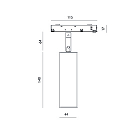 Трек Coco серо-коричневая кожа