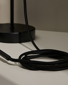 Крепление для металлического потолочного светильника Fulvia с черной отделкой