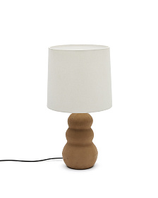 Madsen Настольная лампа терракотовая с белым абажуром