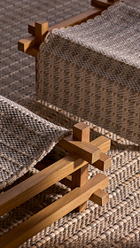 Набор из кресла Hos Deckchair и табурета