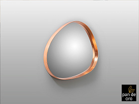 Julie Декоративное зеркало розовое золото