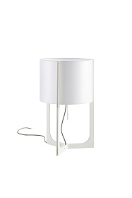 Настольная лампа Nirvana Ø 32 см белый/белый абажур