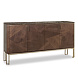 Буфет Bond Credenza из дерева мраморная столешница 