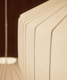 Подвесной светильник Somar из синтетических волокон и стали диаметром 51 см