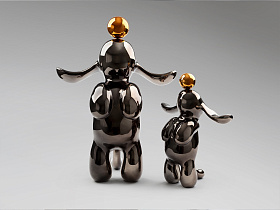 Conejo Декоративная фигура серый/оранжевый