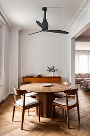 Потолочный вентилятор Eterfan матово-черный Ø1280мм