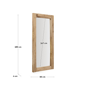 Maden Деревянное зеркало с натуральной отделкой 80 х 180 см