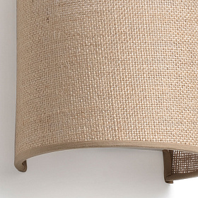 Вертикальное круглое бра из джута Otton R