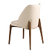 Стул 4207 из кремовой экокожи
