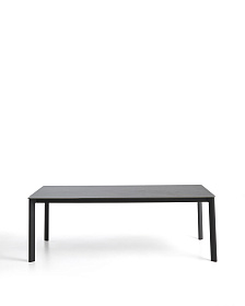 Уличный стол Anafi с графитовой столешницей из спеченного камня, 220 x 100 см