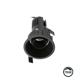 Встраиваемый светильник TULIPA DOWN ORI 15W 4000K CRI90 36° черный TRIAC