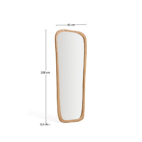 Зеркало из тикового дерева Alura 158 x 61 см