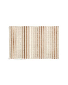 Хлопковый коврик для ванной Merade с оранжевыми полосками, 50 x 80 см