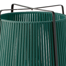 Уличный торшер Akane зеленый 1xE27 MAX 12W