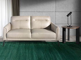 Диван 2-х местный 6137/KF098-2P-M5652 с кожаной обивкой