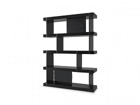 Книжный стеллаж WILLIS 1 Black gloss