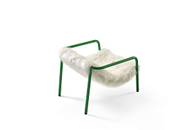 Кресло Elle Mini 348.56.G с сиденьем из искусственного меха