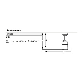Матовый никелевый потолочный вентилятор Manhattan LED