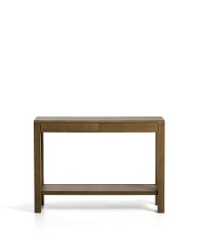 Консоль Arelida из дуба со светло-коричневой отделкой, 112 x 80 см