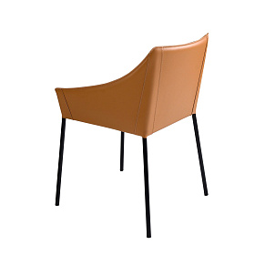 Стул 4144/DC931A коричневый из экокожи