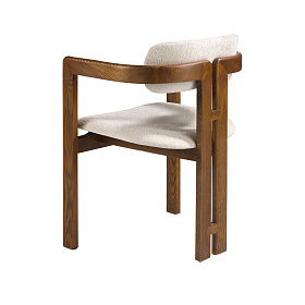 Стул 4194 из ткани белого цвета