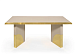 Письменный стол Utopia Polished Brass/oak
