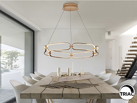 Подвесной светильник Colette Ø80 розовое золото