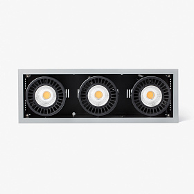 Встраиваемый светильник Colin-3 серый LED 72-108W 2700K 56°
