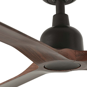 Потолочный вентилятор OUTWOOD L Ш1500MM коричневый/темный орех 3P IP44 TUYA