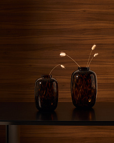 Panth Ваза из коричневого стекла 25,5 см