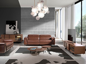 Тумба под ТВ MF2005TV /3219 из орехового дерева с подсветкой