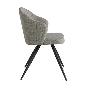 Стул F3208-GRIS /4057 черные ножки