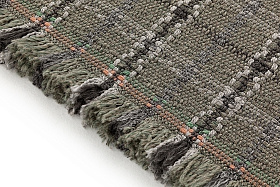 Подушка-ролл GL Tartan зеленая большая