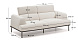 3-местный диван Aurum цвета экрю с откидывающимся подголовником