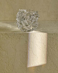 Ваза Vorma из прозрачного стекла Ø17,5 см