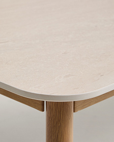 Комплект садовой мебели Sirte из алюминия с отделкой под дерево