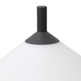 Торшер уличный Saigon серый / белый мат. 1М R55