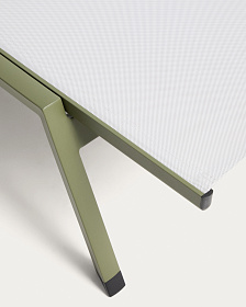 Шезлонг Capraia из зеленого алюминия