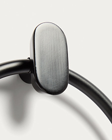 Кольцо для полотенца Arely из черного металла