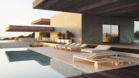 Уличный шезлонг Posidonia