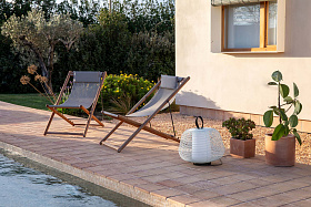 NARA Переносная лампа бежевая 1xE27